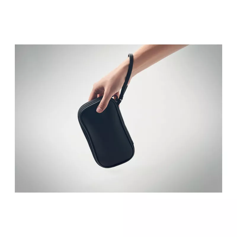 Etui na akcesoria z RPET 600D ALLTHERE - Czarny (MO2859-03)