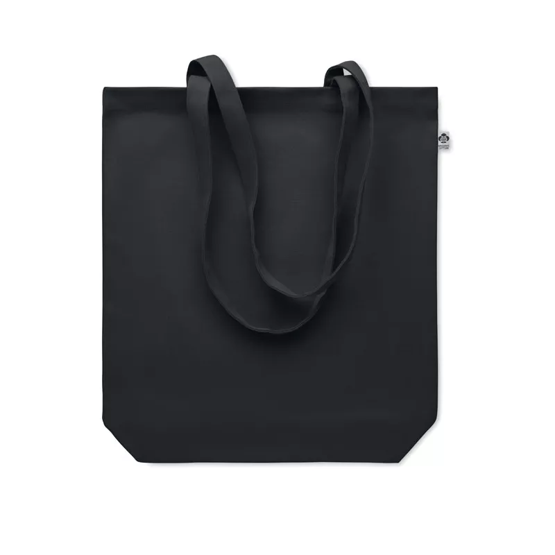 Torba płócienna z bawełny organicznej 270 g/m² COCO - Czarny (MO6713-03)