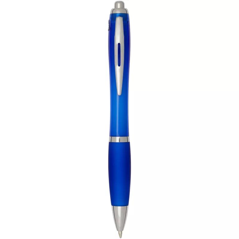 Nash długopis kulkowy z tworzyw sztucznych pochodzących z recyklingu z certyfikatem RCS, z kolorowym korpusem i uchwytem (cza - Błękit królewski (10645453)