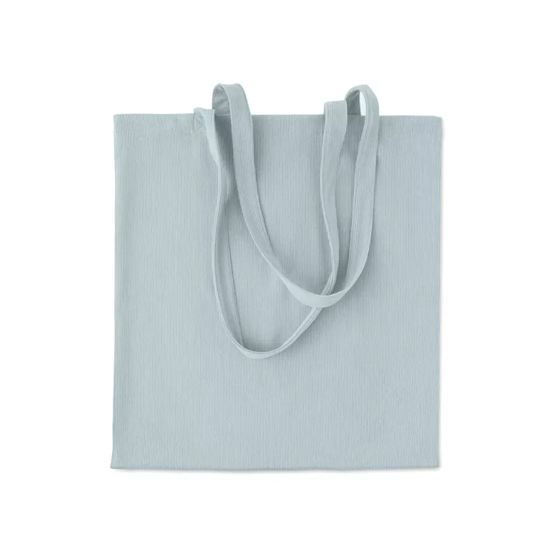 Torba sztruksowa z długimi uchwytami 220 g/m² CORDY B - Baby Blue (MO2874-66)