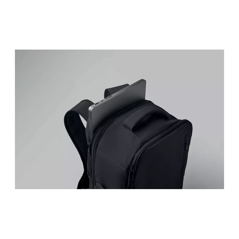 Plecak kabinowy z RPET na laptop 15" FLYSAFE - Czarny (MO2840-03)