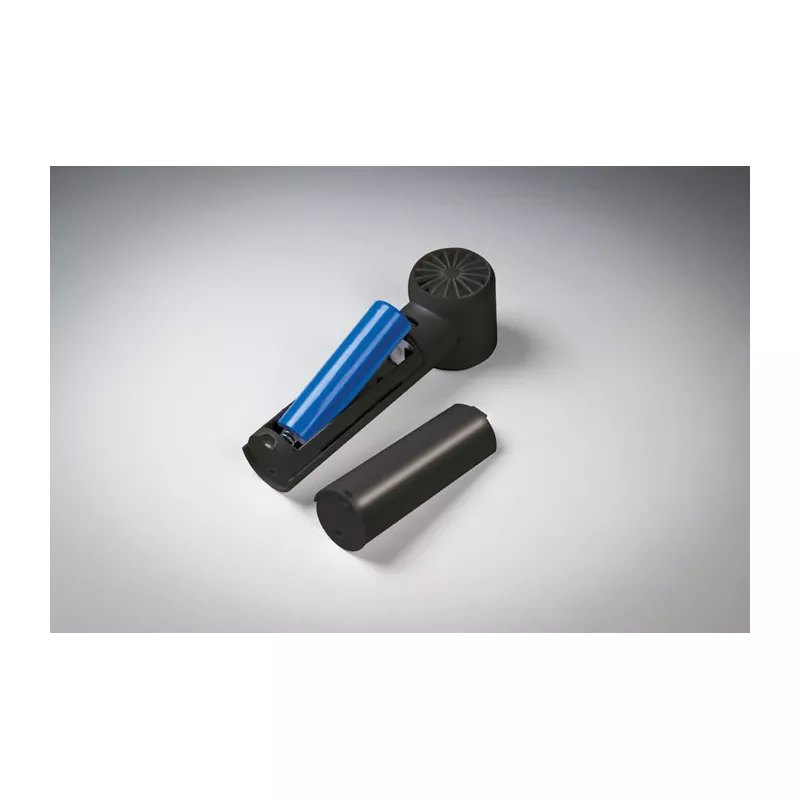 Mini wentylator ręczny z wyświetlaczem 2600 mAh GLACI - Czarny (MO2780-03)
