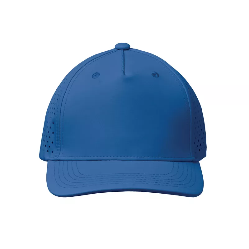 Czapka z daszkiem sportowa 5-panelowa 130 g/m² CAPO - Niebieski (MO2543-37)