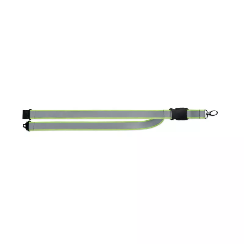 Smycz odblaskowa z RPET z karabińczykiem 25 mm TOSEE - Fluorescencyjny Zólty (MO2825-70)