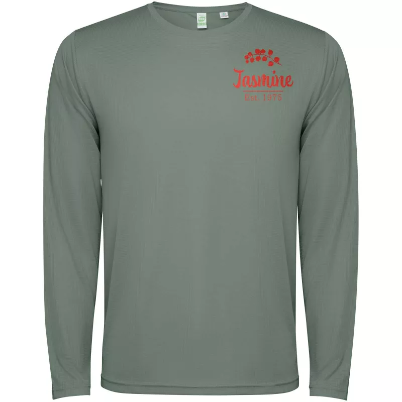 Estorii męska koszulka z długim rękawem - Laurel green (R0432-LAUGREEN)