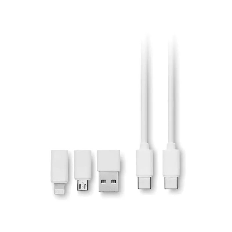 Ładowarka bezprzewodowa 15W z kablem 3 w 1 CHARGOO - Drewna (MO2450-40)