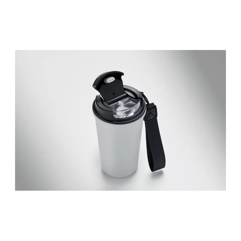 Kubek termiczny z ceramiczną wyściółką 400 ml NAKANO - Bialy (MO3156-06)