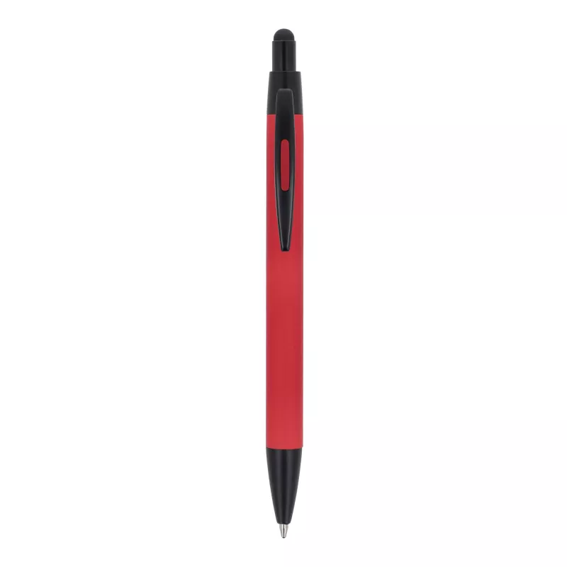Długopis Alaska softtouch z rysikiem R-AL - czerwony (LT87892-N0021)