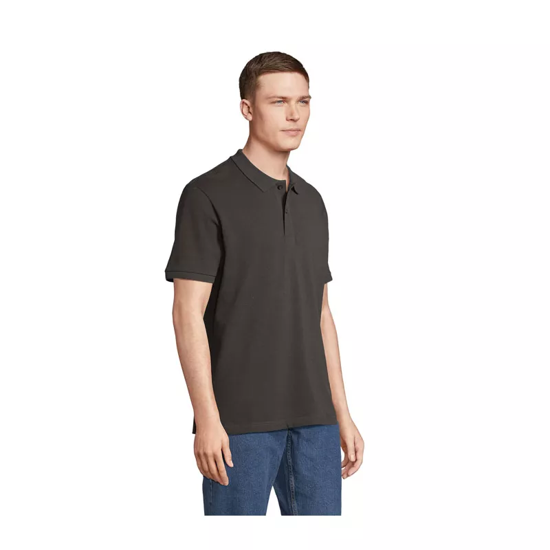 Koszulka polo organiczna 210 g/m² Sol's PEGASE - Szary Węglowy (S04242-GC)