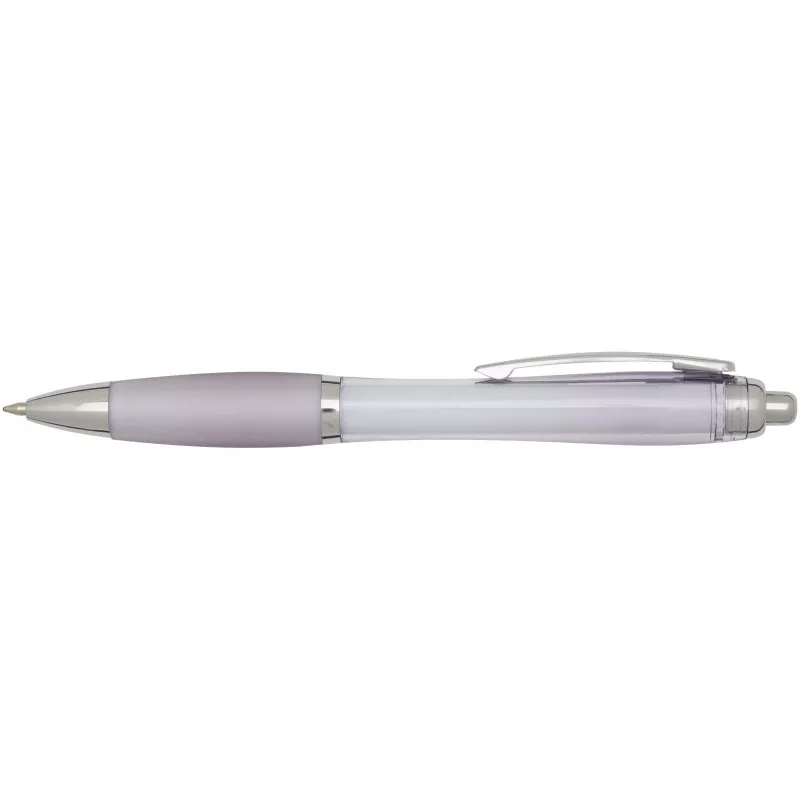 Nash długopis kulkowy z tworzyw sztucznych pochodzących z recyklingu z certyfikatem RCS, z kolorowym korpusem i uchwytem (nie - Liljowy (10645335)