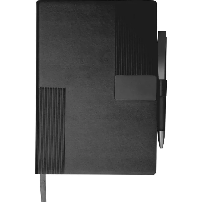 Notes A5 w linie z długopisem MERSIN - czarny (562003)