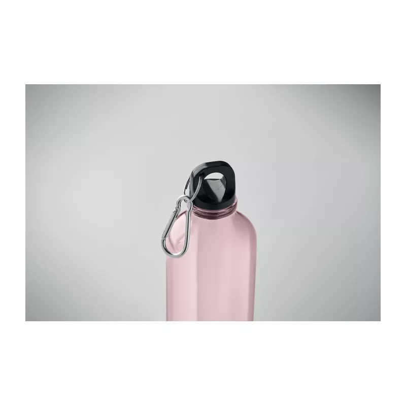 Butelka z RPET z karabińczykiem 500 ml MOSS RE500 - Przezroczysty Rózowy (MO2803-31)