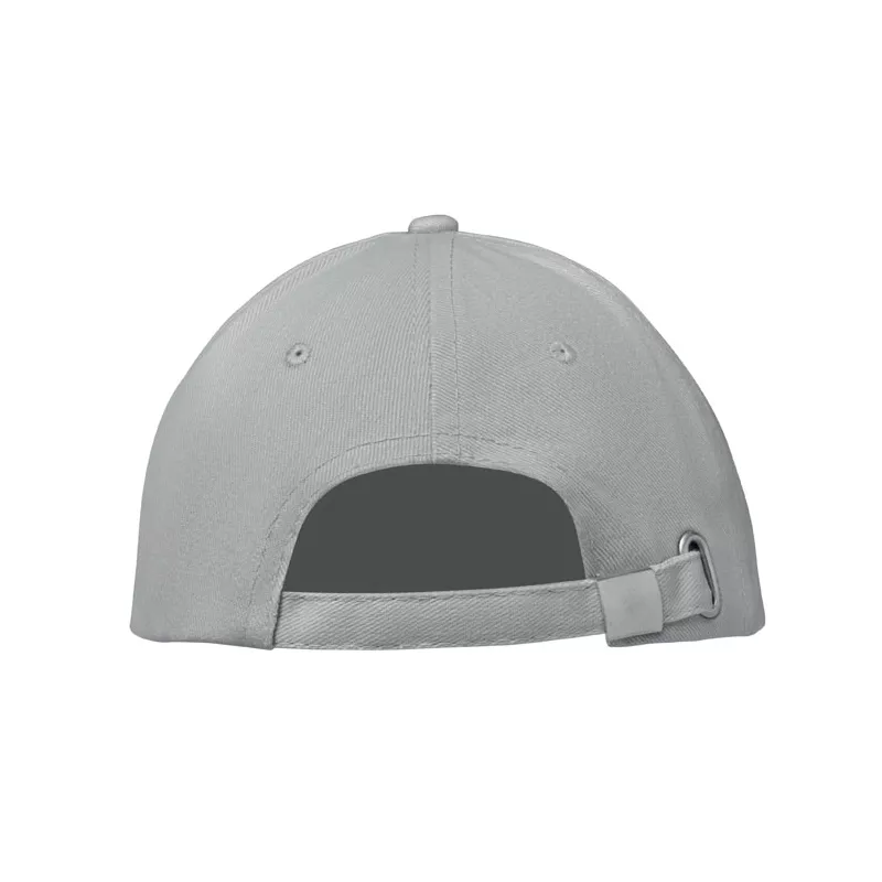 Czapka z daszkiem 6-panelowa 260 g/m² BUFFALO - Szary (MO1464-07)