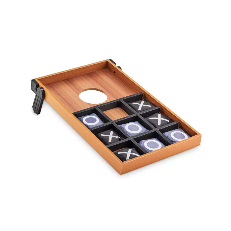 Gra cornhole i kółko i krzyżyk z MDF BAGGY - Drewna (MO6427-40)