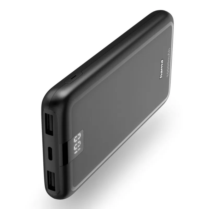Power bank 10000 mAh Hama Power Pack Performance - czarny (VH025-03)