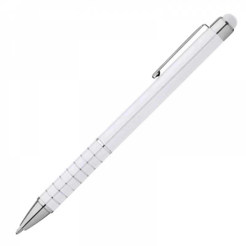 Długopis metalowy touch pen LUEBO - biały (041806)