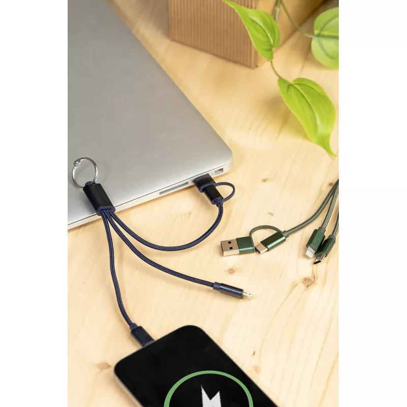 Rafob brelok kabel ładujący USB - ciemno niebieski (AP864127-06A)