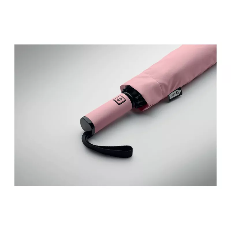 Parasol odwrotny składany 23" z RPET AGUMBE - Dziecięcy Róż (MO2925-11)