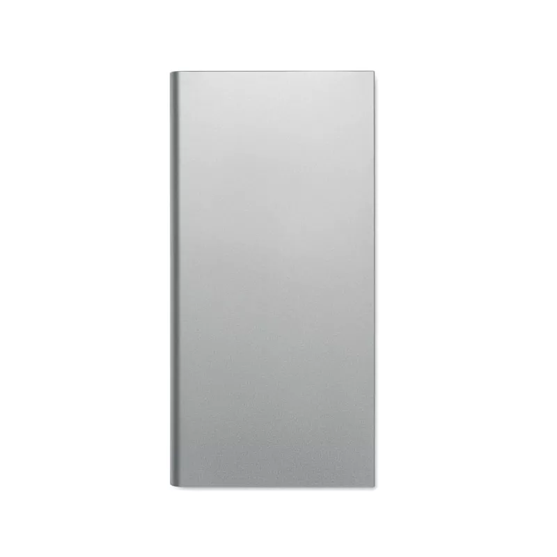 Powerbank 8000 mAh aluminiowy POWERFLAT8C - Srebrny Mat (MO2340-16)