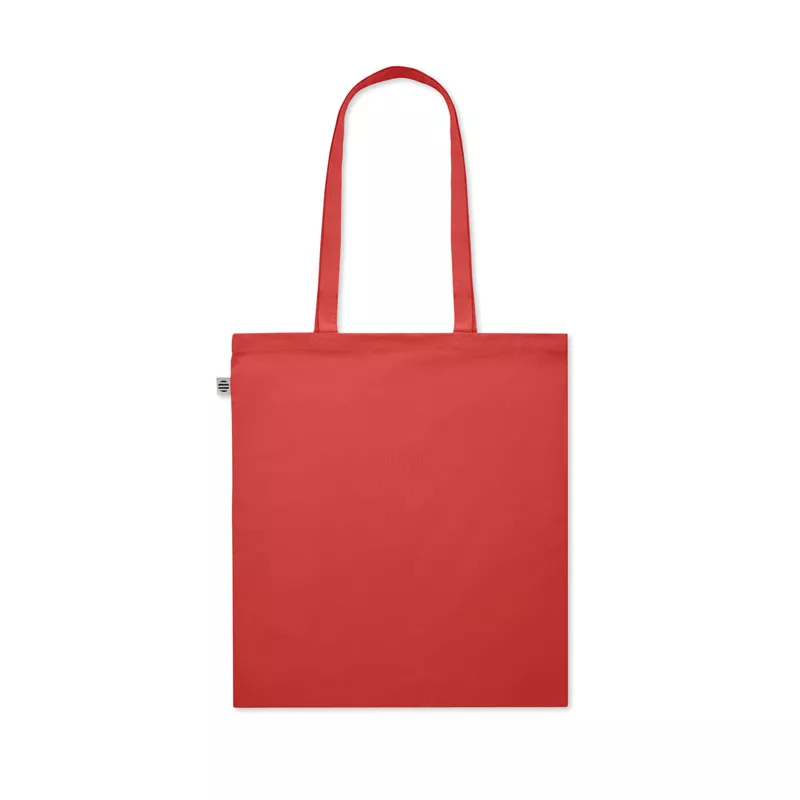 Torba na zakupy z bawełny organicznej 180 g/m² ONEL - Czerwony (MO6711-05)