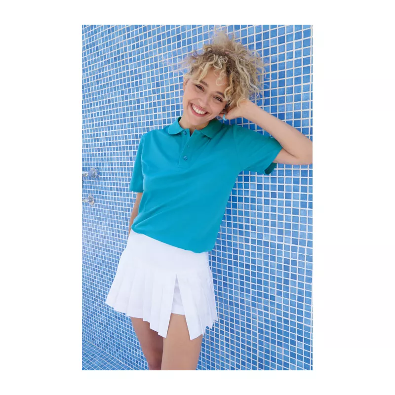 Polo sportowe unisex z recyklingu Sol's PITCHER - Pool Blue (S04442-BP)
