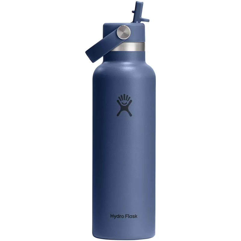 Butelka na wodę Hydro Flask Standard Mouth, pojemność 621 ml, izolowana, ze stali nierdzewnej - Średnioniebieski (10099052)
