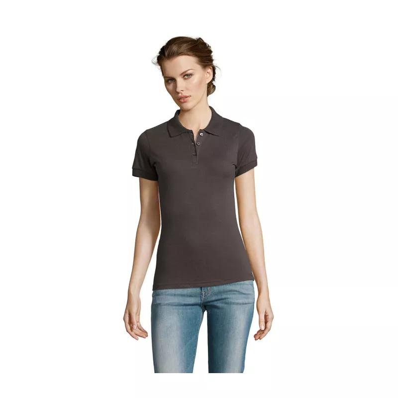 Koszulka polo damska 200 g/m² Sol's PRIME WOMEN - Ciemny Szary (S00573-DG)