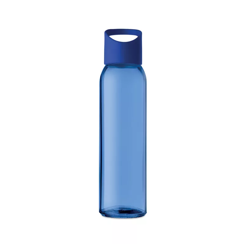Butelka szklana z uchwytem 470 ml PRAGA - Niebieski (MO9746-37)