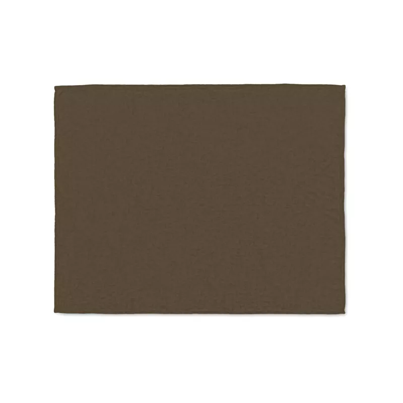 Koc polarowy RPET 120x150 cm 280 g/m² LOGAN - Ziemia (MO6804-42)