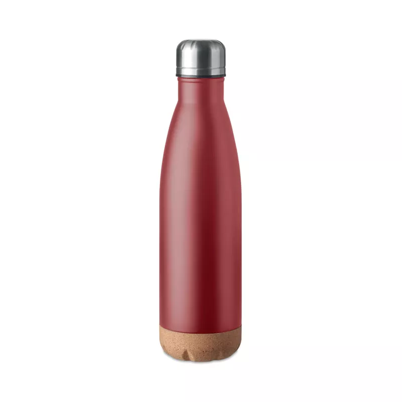 Butelka termiczna z korkową podstawą 500 ml ASPEN CORK - Burgund (MO6313-02)