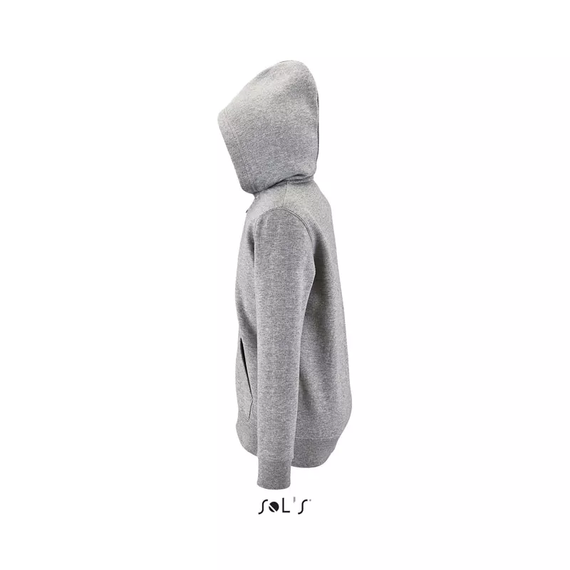 Bluza dziecięca z kapturem 260 g/m² Sol's STONE KIDS - Szary Melanż 2 (S02092-GY)
