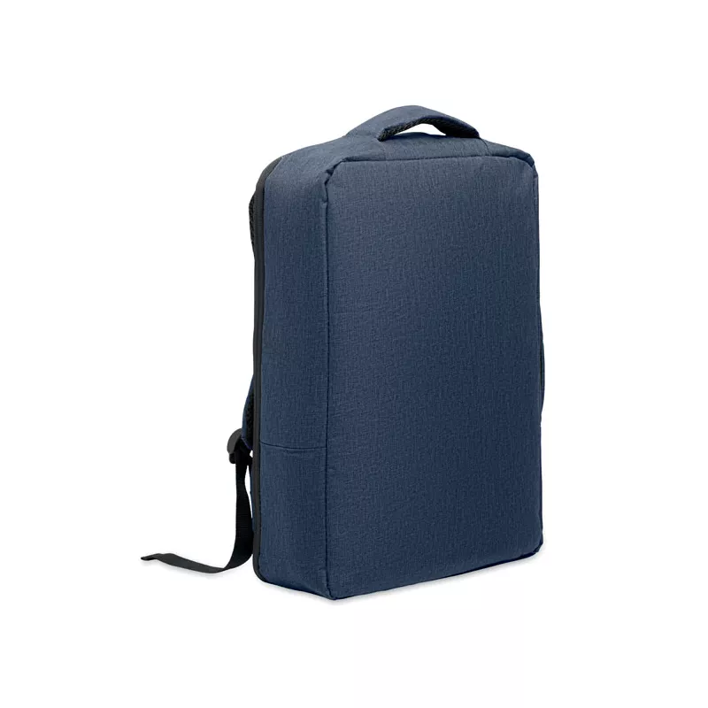 Plecak na laptop 15" z RPET LAUGAR - Francuski Granat (MO2305-85)