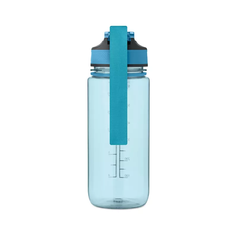 Butelka sportowa motywacyjna z RPET 700 ml ENKEL - Przezroczysty Blekitny (MO2792-52)