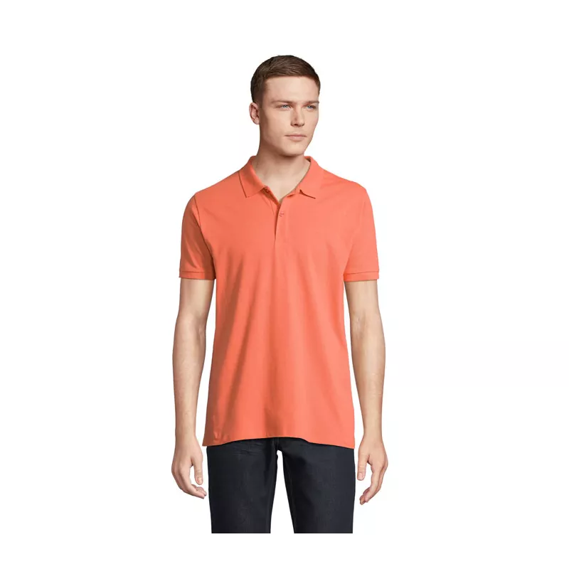 Polo męskie organiczne 170 g/m² Sol's PLANET MEN - Pop Orange (S03566-PO)