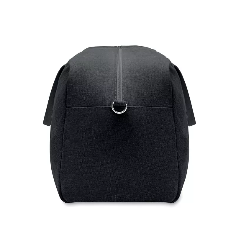 Torba podróżna z recyklingu 450 g/m² DUFFAS COLOUR - Czarny (MO2508-03)