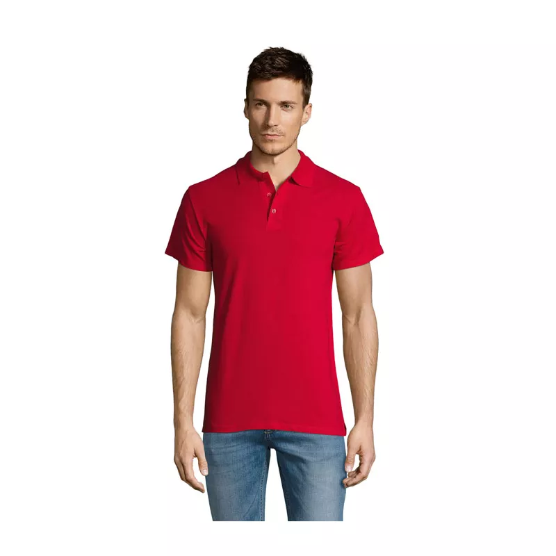 Koszulka polo męska piqué 170 g/m² Sol's SUMMER II - Czerwony (S11342-RD)