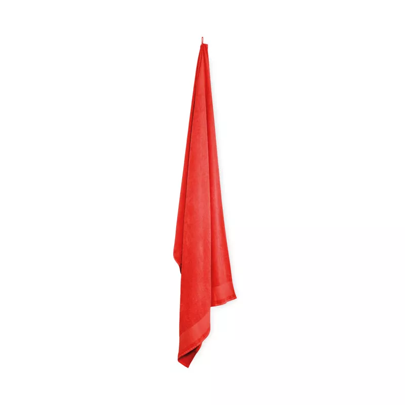 Ręcznik kąpielowy 380 g/m² 100x150 cm ISLAND 100 - Czerwony (MO2767-05)