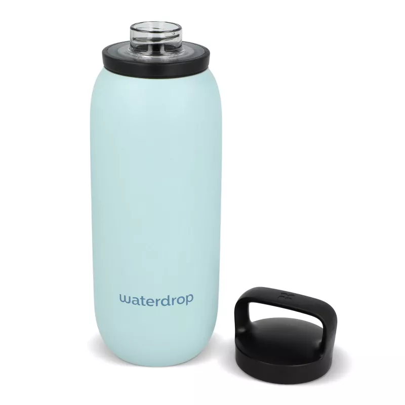 Termiczna butelka uniwersalna Waterdrop z ustnikiem 600 ml - pastelowoniebieski (LT47000-N0016)