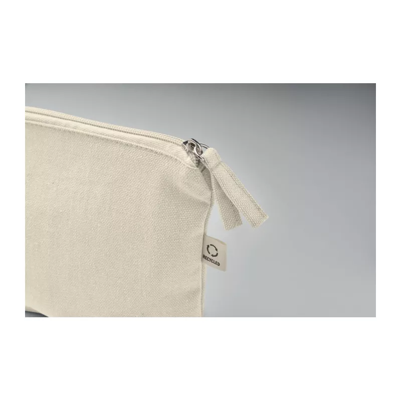 Kosmetyczka z bawełny z recyklingu 320 g/m² ELNAS - Bezowy (MO2274-13)