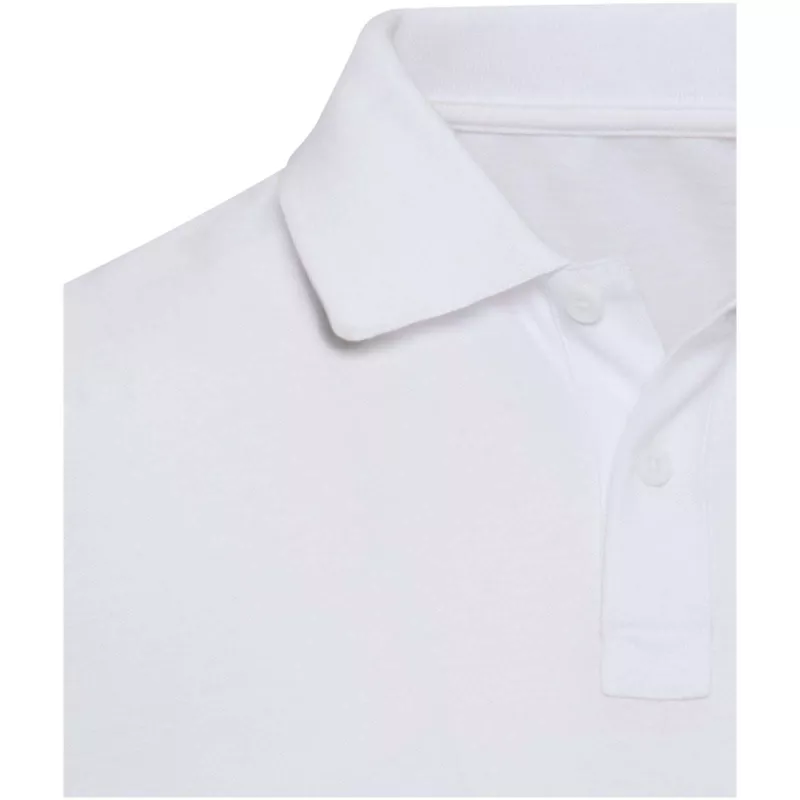 Beryl naturalna koszulka polo z recyklingu z krótkim rękawem, unisex, o gramaturze 220 g/m² - Biały (39558-WHITE)