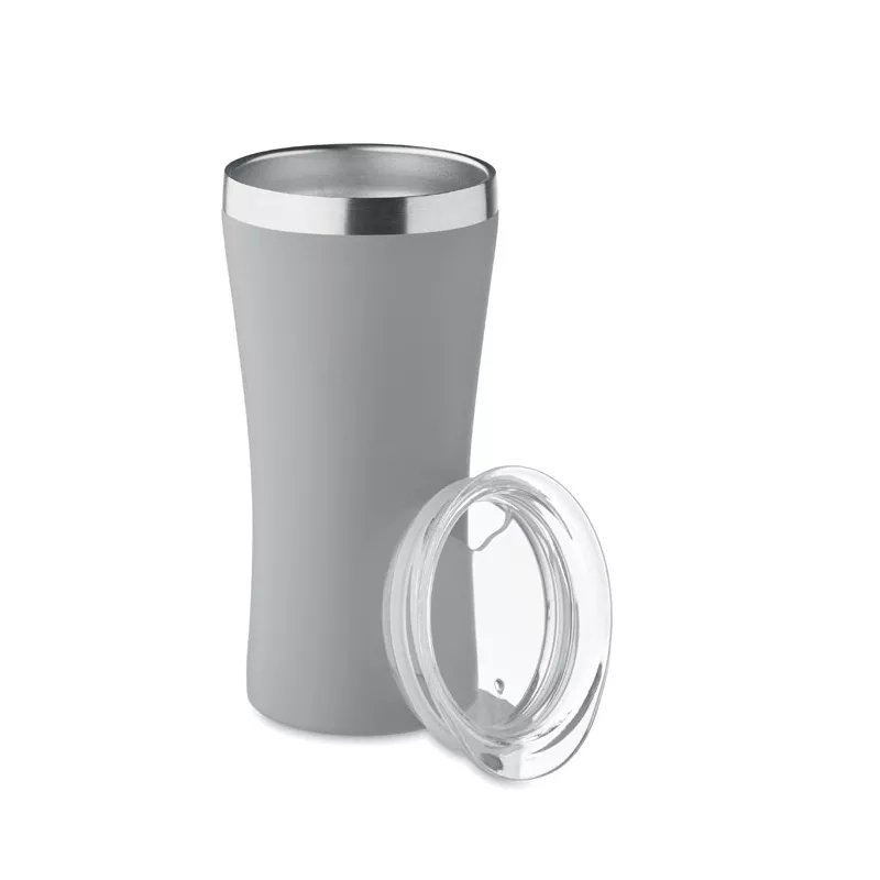 Kubek termiczny ze stali z recyklingu 160 ml OZ - Szary (MO2326-07)