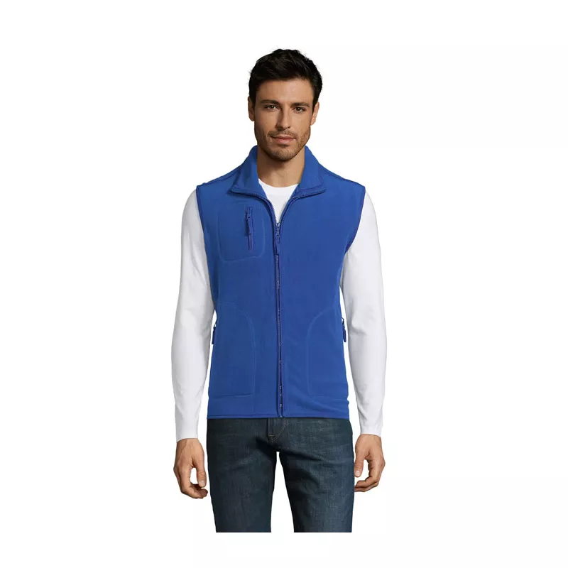 Kamizelka polarowa unisex 320 g/m² Sol's NORWAY - Niebieski (S51000-RB)