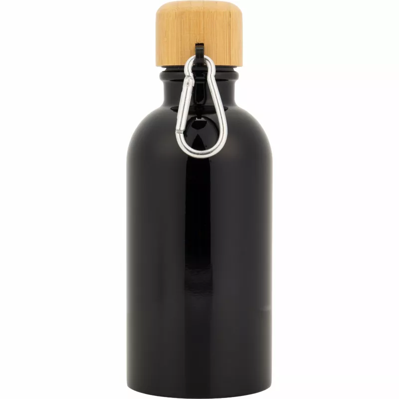 Butelka metalowa 400 ml MARILYN - czarny (8497203)