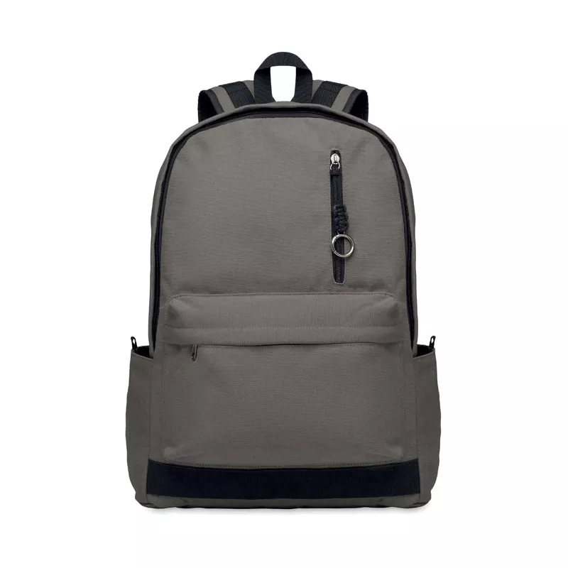 Plecak na laptop 15" z recyklingu 450 g/m² LEIRUR - Kamienny Szary (MO2391-15)