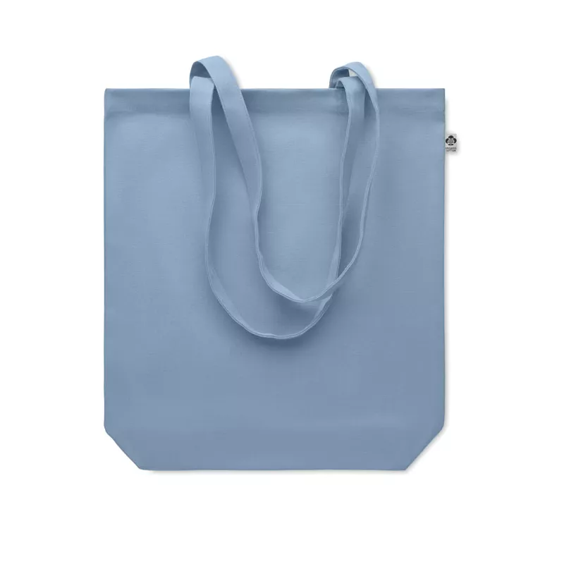 Torba płócienna z bawełny organicznej 270 g/m² COCO - Baby Blue (MO6713-66)