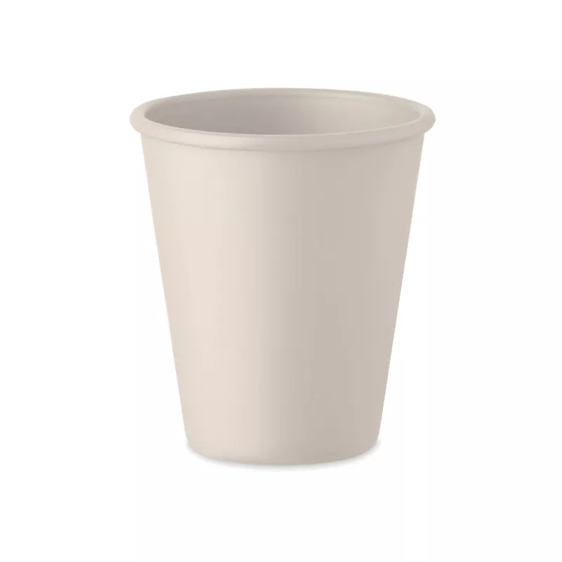 Kubek wielorazowy z PLA 200 ml CUPFUL - Bezowy (MO2607-13)