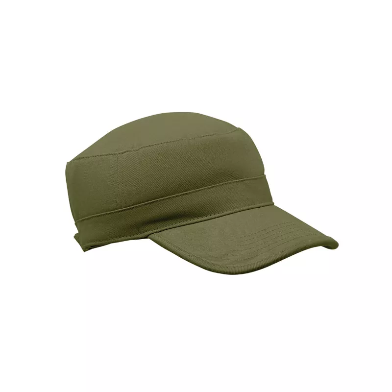 Czapka wojskowa bawełniana 260 g/m² FIELD - Zieleń Wojskowa (MO2867-49)