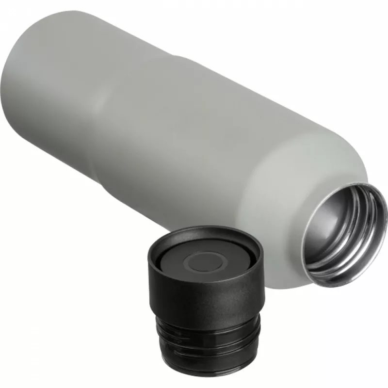 Butelka termiczna ze stali z recyklingu 600 ml CrisMa PENNY - szary (8482907)