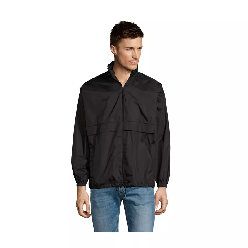 Kurtka wiatrówka unisex wodoodporna Sol's SURF - Czarny (S32000-BK)