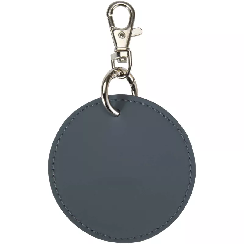 Resi Plus brelok z okrągłą zawieszką z recyklingowanego materiału z certyfikatem GRS  - Hale Blue (13014055)